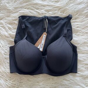 Skims Fits Everybody Full Coverage Back Smoother Bra Onyx Size 36C